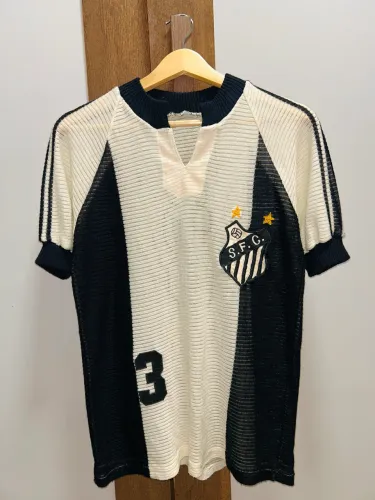 Camisa Santos Antiga de Jogo anos 70/80 camiseta vintage jogador
