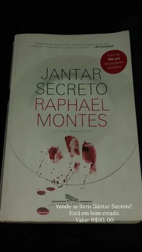 Livro Jantar Secreto - Raphael Montes