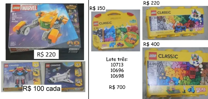 Conjuntos Lego Diversos usados