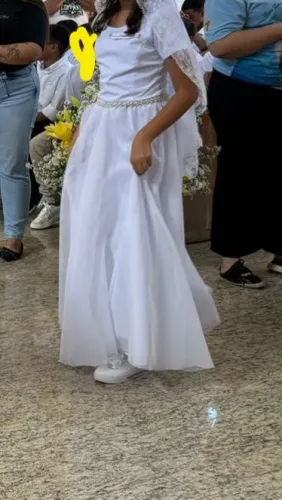 Vestido branco para festa R$190,00