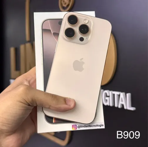 LOJA FÍSICA. IPHONE 16 PRO 128GB DESERT | ESTADO DE NOVO | CORRA E GARANTA