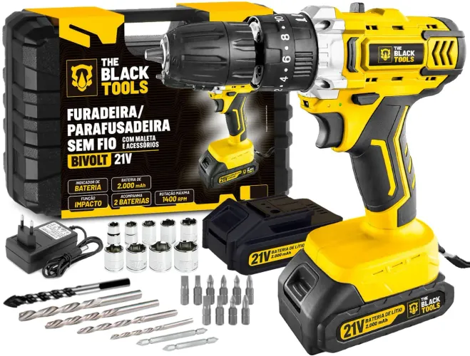 Parafusadeira de impacto The Black Tools