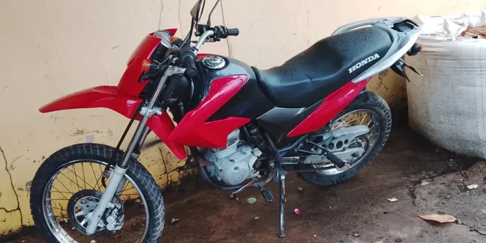 Vendo moto bros vermelha