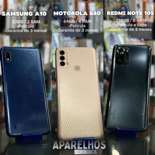 Celulares - Samsung,Motorola e Xiaomi