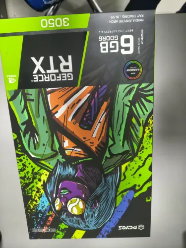 Placa de Vídeo PCYes GeForce RTX 3050 6GB GDDR6 PCIe 4.0 - Lacrada