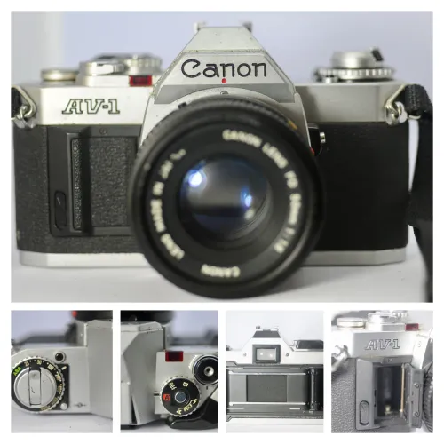 Canon AV-1 com 50mm 1.8