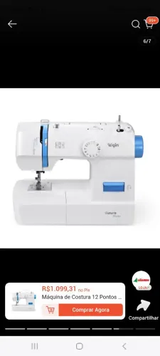 Maquina de costura eogin