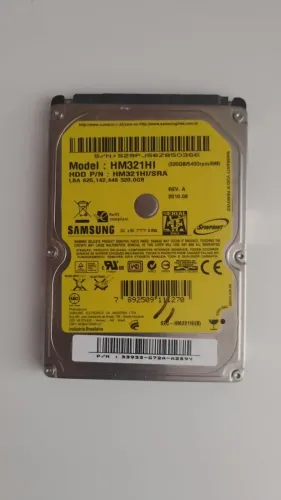 HD notebook 320 GB Samsung 