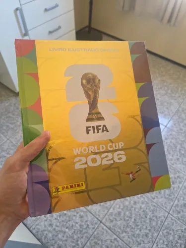 Álbum Dourado Copa do Mundo FIFA 2026 Original e Lacrado