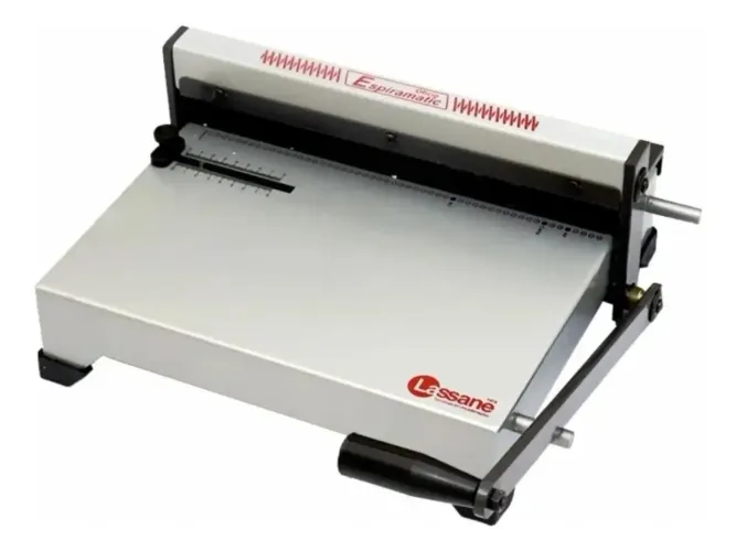 Encadernadora Espiral Lassane Espiramatic Oficio Manual A4/Ofício 15 folhas