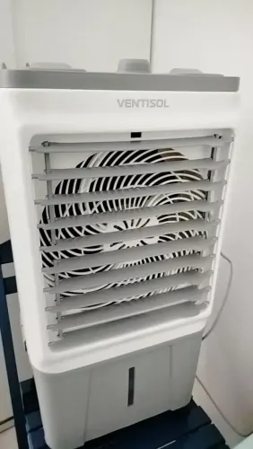Climatizador Ar Ventisol Portátil Turbo Evaporativo 16 Litros 5 em 1 Umidificador CLIN16PR