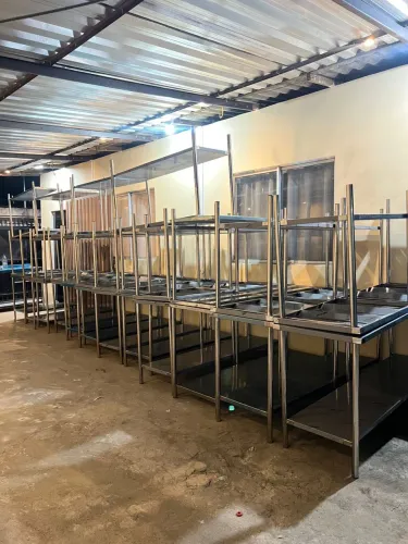 Mesas em inox a pronta entrega