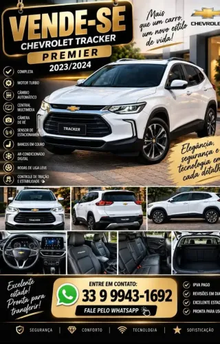 Chevrolet Tracker Premier 1.2 Turbo 12V Flex AUT 2024
