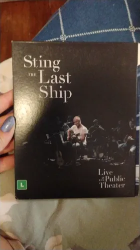 DVD colecionável do artista Sting, "The Last Ship - Live At The Public Theater"