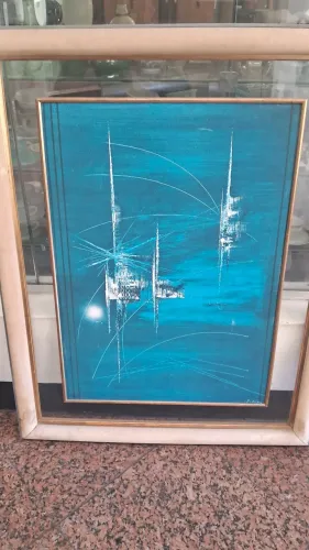 Quadro Abstrato Sinisca medidas 96x76 verificar disponibilidade