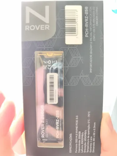 Ssd nvme 2.0 256gb PCIE 3.0 Rover Z pichau