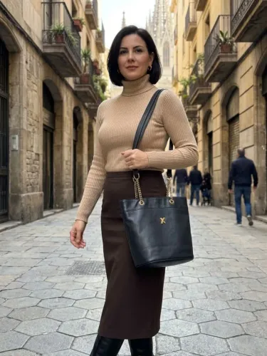 BY PABLO PICASSO MADE IN ITALY BOLSA COURO