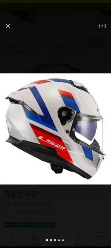 Capacete LS2 stream-2 Ff808 NUNCA USADO 