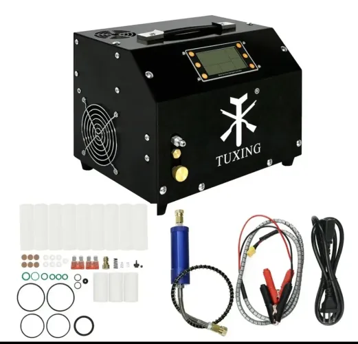 Compressor de Ar Tuxing Portátil 4500 psi com<br><br>Display Digital