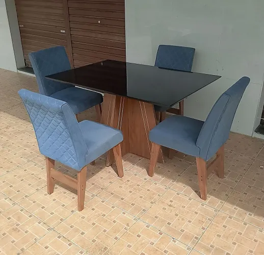 Mesa de Jantar com 6 Cadeiras - ENTREGO