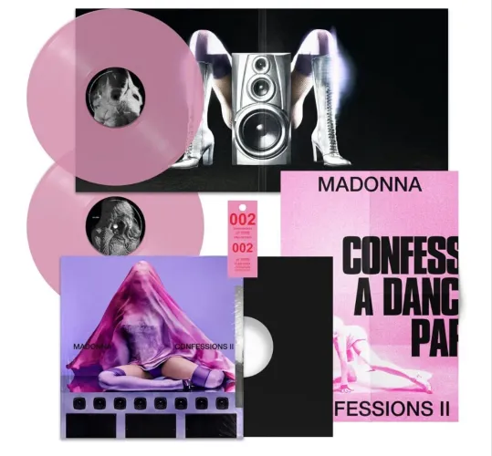 Madonna Confessions 2 Vinil LP deluxe Pink Lacarado 