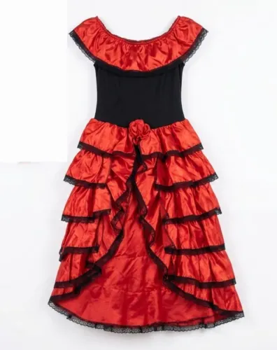 LVestido de dança flamenca para menina 8 anos