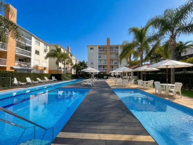 APARTAMENTO À VENDA EM CAPOEIRAS - CONDOMÍNIO CLUBE - 02 DORMITÓRIOS - SACADA C/ CHURRASQU