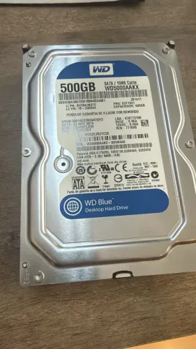 HD WESTERN DIGITAL WD BLUE 500GB - 7200 RPM - SATA III