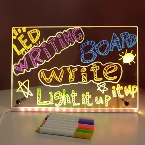 Quadro de Desenho Luminária LED - Uso Infantil, Comercial, Educacional