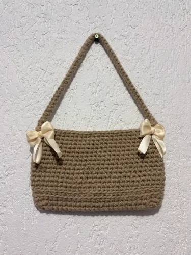 Bolsa de crochê Laços 