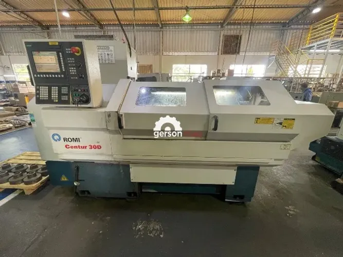 TORNO CNC ROMI CENTUR 30D - ANO 2012 - PLACA HIDRAULICA