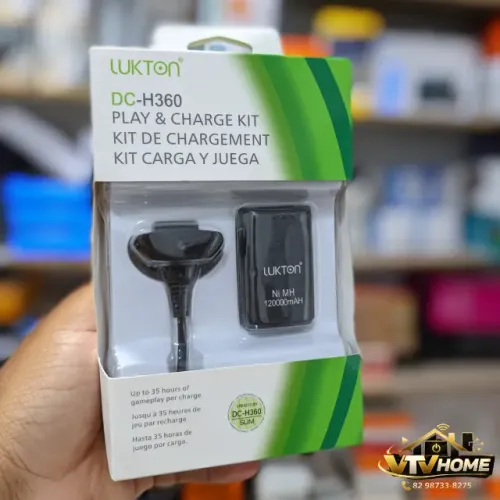 Bateria Xbox 360 Com Cabo + Entrega Grátis