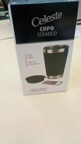 Copo termico Celeste 473ml Novos