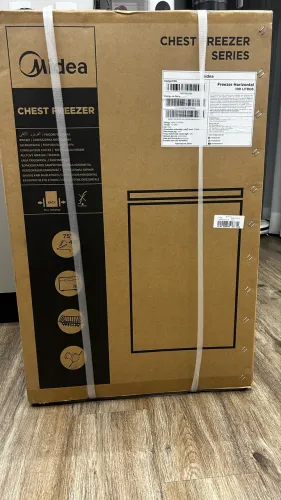 Freezer Midea 100 Litros Preto Bivolt Inverter