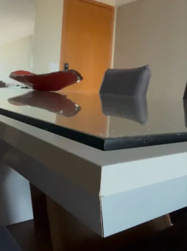 Tampo de mesa de vidro