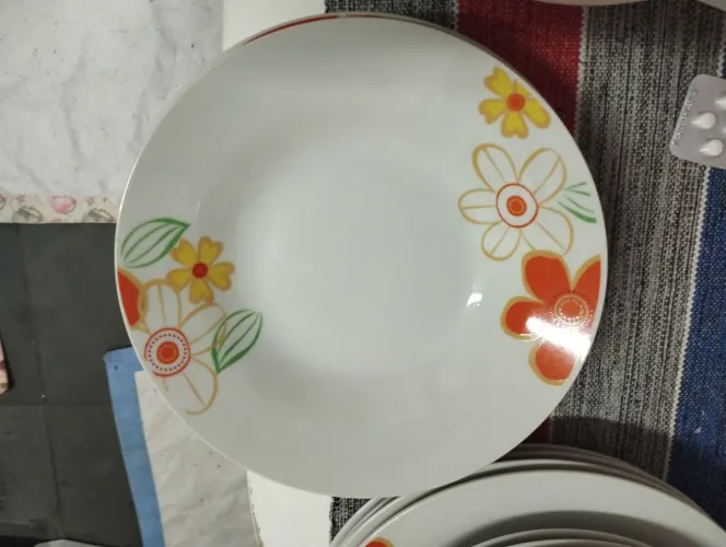 Jogo louça floral
