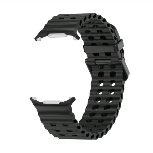 Pulseira silicone Samsung Galaxy Watch Ultra 47mm Preto