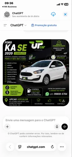 Ford KA 1.0 Se/se Plus Tivct Flex 5P 2020