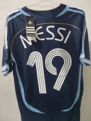 Camiseta seleção Argentina 2006 messi número 19 copa do mundo tamanho M