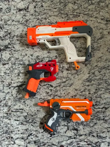 Brinquedo Arma Nerf - kit 03 peças 