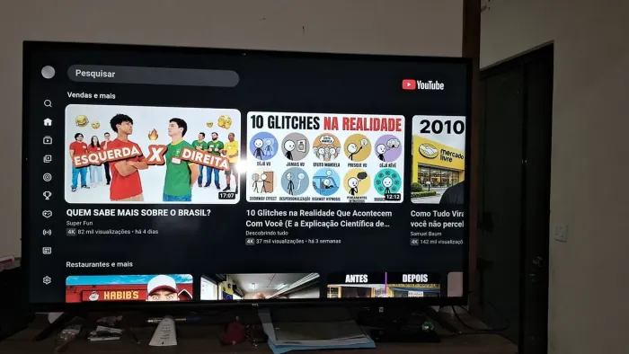 Televisão TCL smart TV (YouTube, Netflix, Disney, etc)