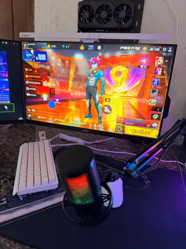 Chega de Dor no Pescoço e Lag no Jogo! Conheça o AOC 144Hz IPS com Ajuste Total.