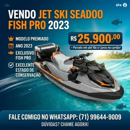 Vendo JET SKI SEADOO FISH PRO
