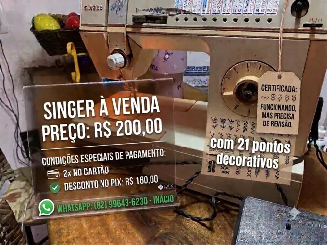 Máquina de costura Singer
