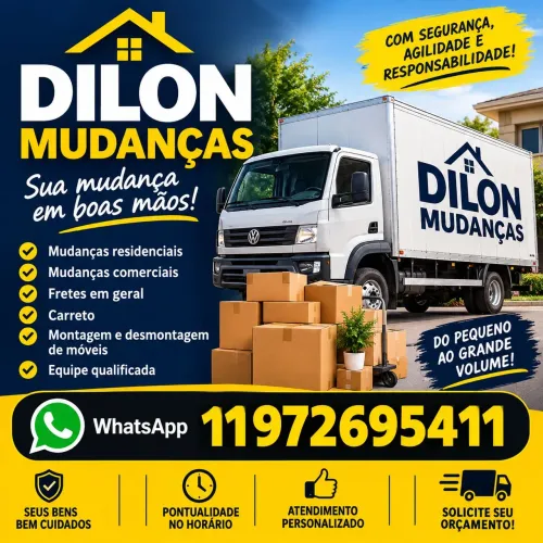Serviço de mudanças fretes e carretos