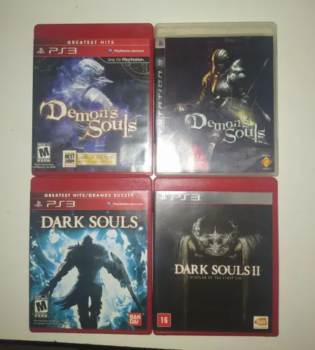 Coleção souls Ps3