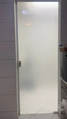 Porta divisória de vidro