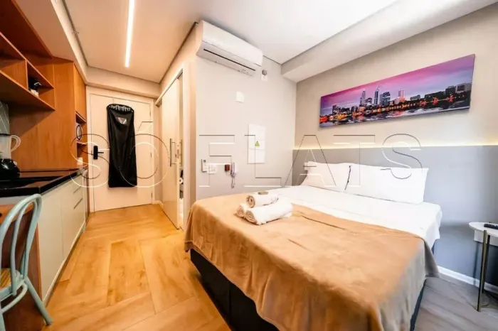 Studio 21m² para locação em Moema | Próx metrô, Ibirapuera com excelente localização