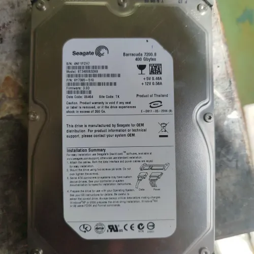 HD Seagate 400 gigas