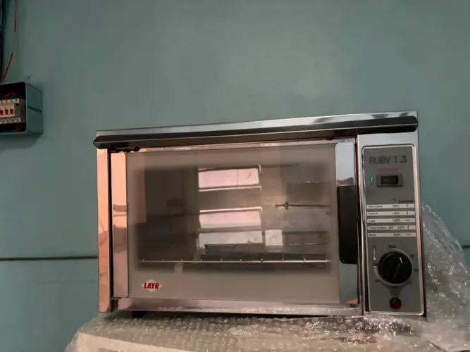 Forno funcionando